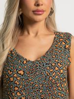 Сарафан Нерея (зеленый/лео) П15605-1М LT Collection