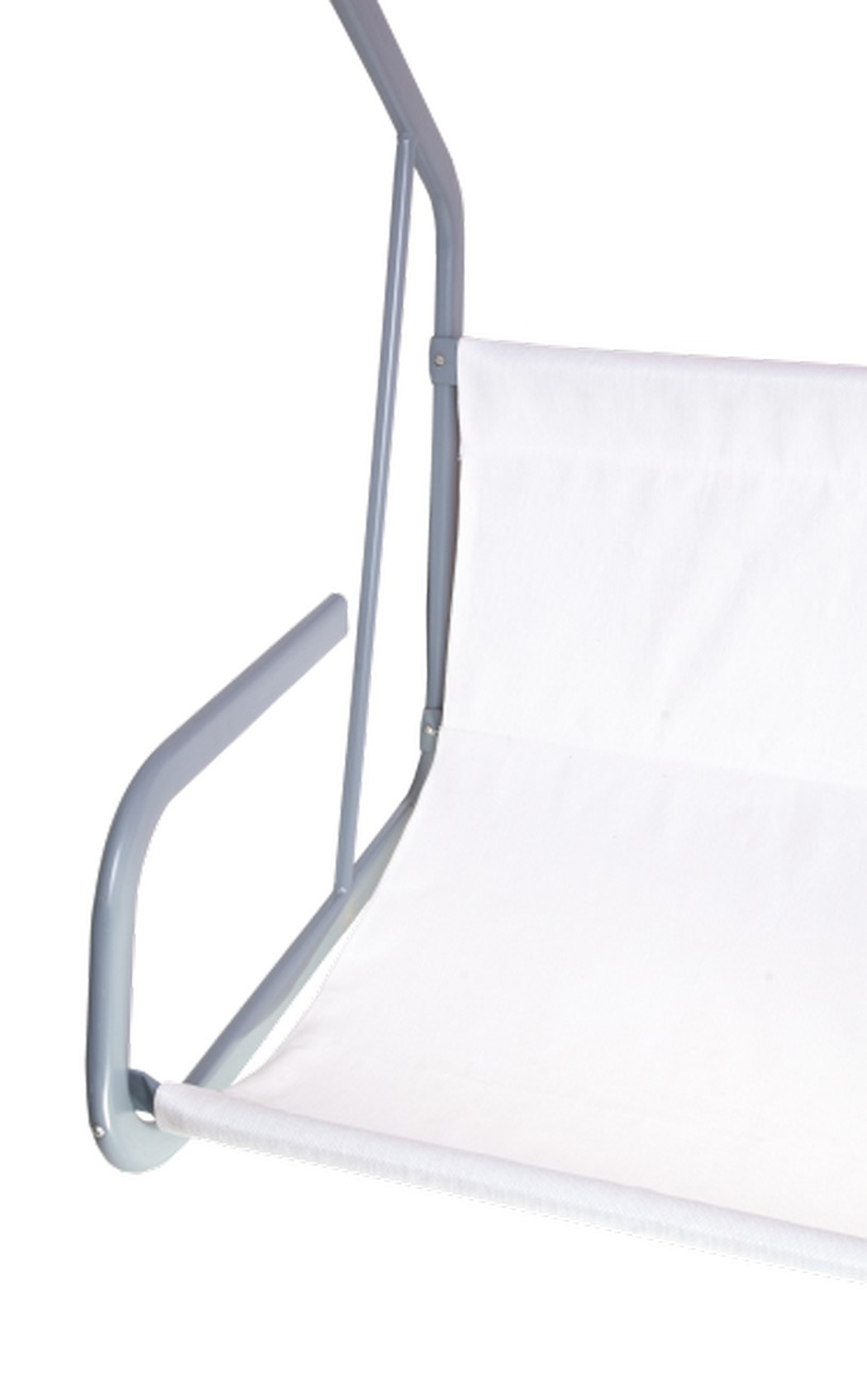 Качели садовые OLSA 2-х местные Бари(каркас серый, м/э разноцветный рис.круги)1 уп.