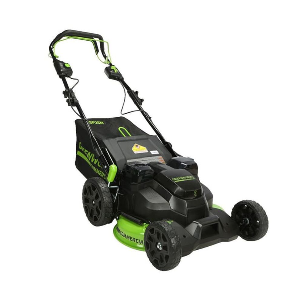 Аккумуляторная самоходная газонокосилка Greenworks GC82LM61S.2515607. TwinForce, 82v, 61 см, без АКБ и ЗУ