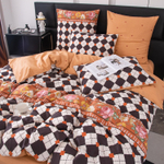 КПБ Сатин 100% хлопок C588, 2 спальный, наволочки 50-70 2 шт