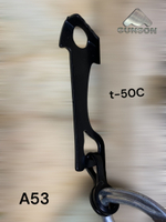 Якорь средний / 3-10мм /30ХГСА / HRc 45 / t-50C / 25kN правый отгиб /серьга 40мм/ черный / L-160mm / W-82g