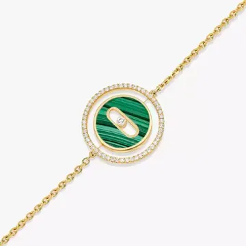 Messika Lucky Move malachite bracelet small
