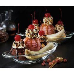 Креманка 310 мл " " 24*10 см h3 см стекло Ocean [6]