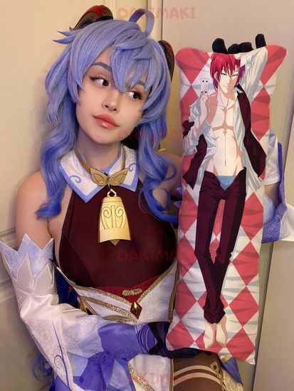 Мини дакимакура Хисока Мороу из Охотник х Охотник арт. M0753, 60х20 см