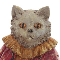 GAEM Фигурка декоративная "Кот" с часами, L14,5 W14,5 H41,5 см