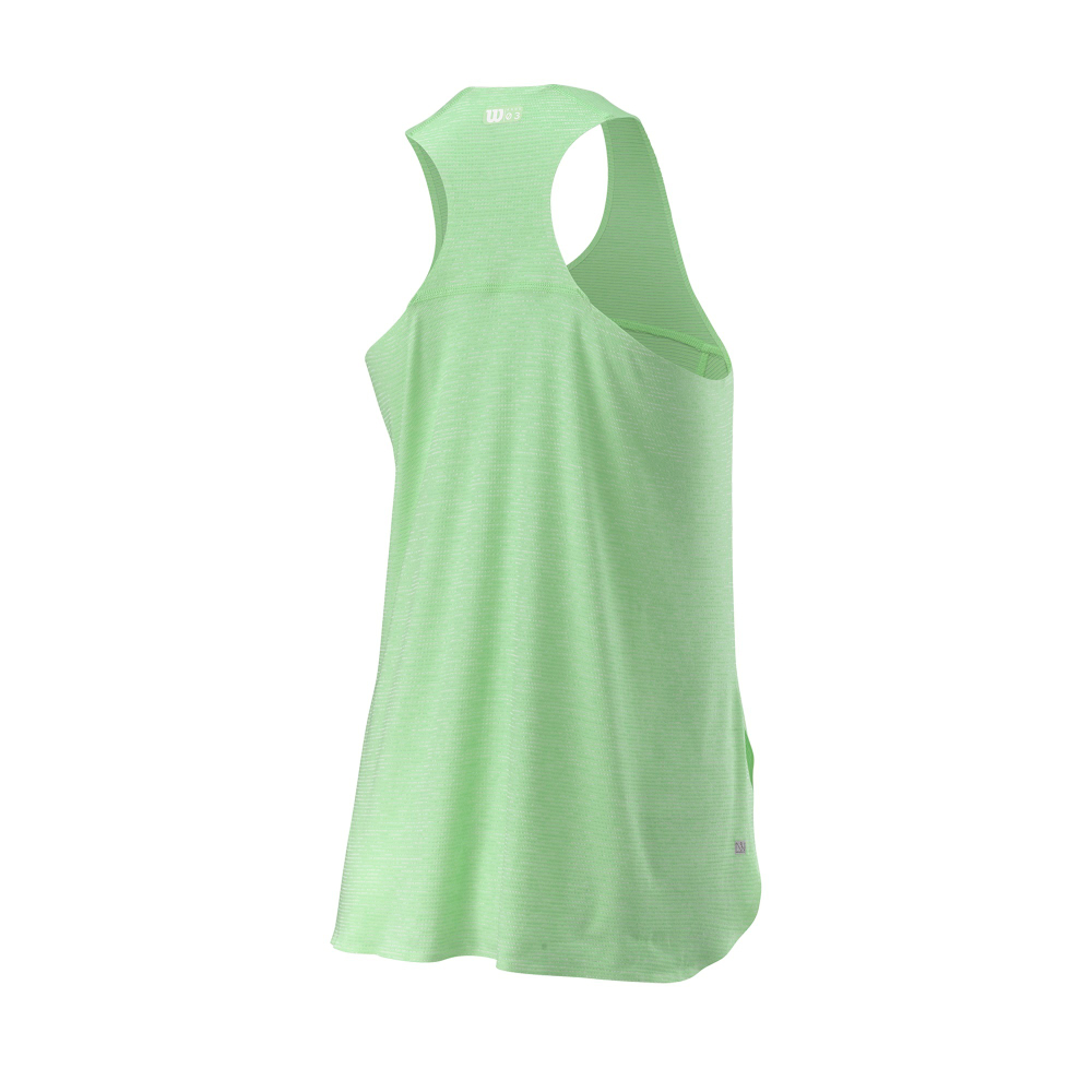 Женский топ теннисный Wilson W UL Kaos Tank - параdise green/white