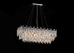 NW076-L800*W300*H290 RECTANGLE CHROME (1) Люстра NW