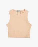 Топ One Two Ribbed Vanilla Cream