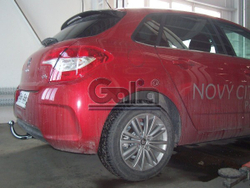 Фаркоп оцинкованный Galia C038A для Citroen C4 седан/хетчбек 2004-2010, 2010-, Peugeot 307, 308 хетчбек 3/5 дверей 2001-2007, 2007-2012(паспорт и сертификат в комплекте)(без электрики)