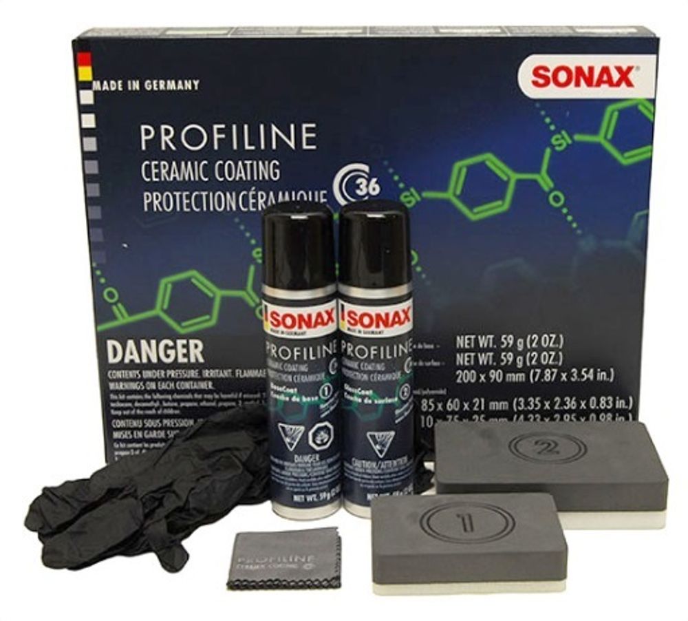 SONAX ProfiLine Защитное покрытие  CeramicCoating CC36 (Керамика, набор)