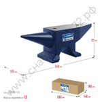 ЗУБР 10 кг, Стальная наковальня (32620-10)