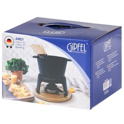 Набор для фондю Gipfel 51857 6 вилочек, кастрюля, подставка