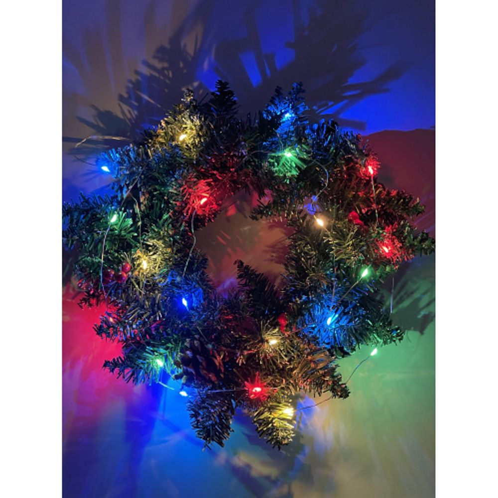 ENIN-2M ЭРА Гирлянда LED Нить 2 м мультиколор, АА, IP20 | Гирлянды