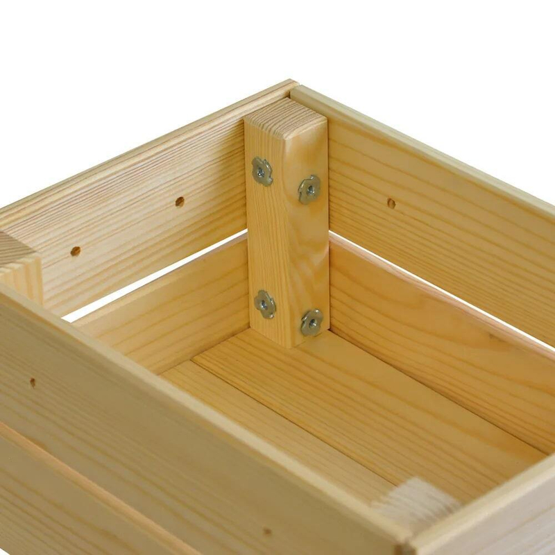 Ящик для хранения вещей 33х23х15 из натуральной сосны, органайзер