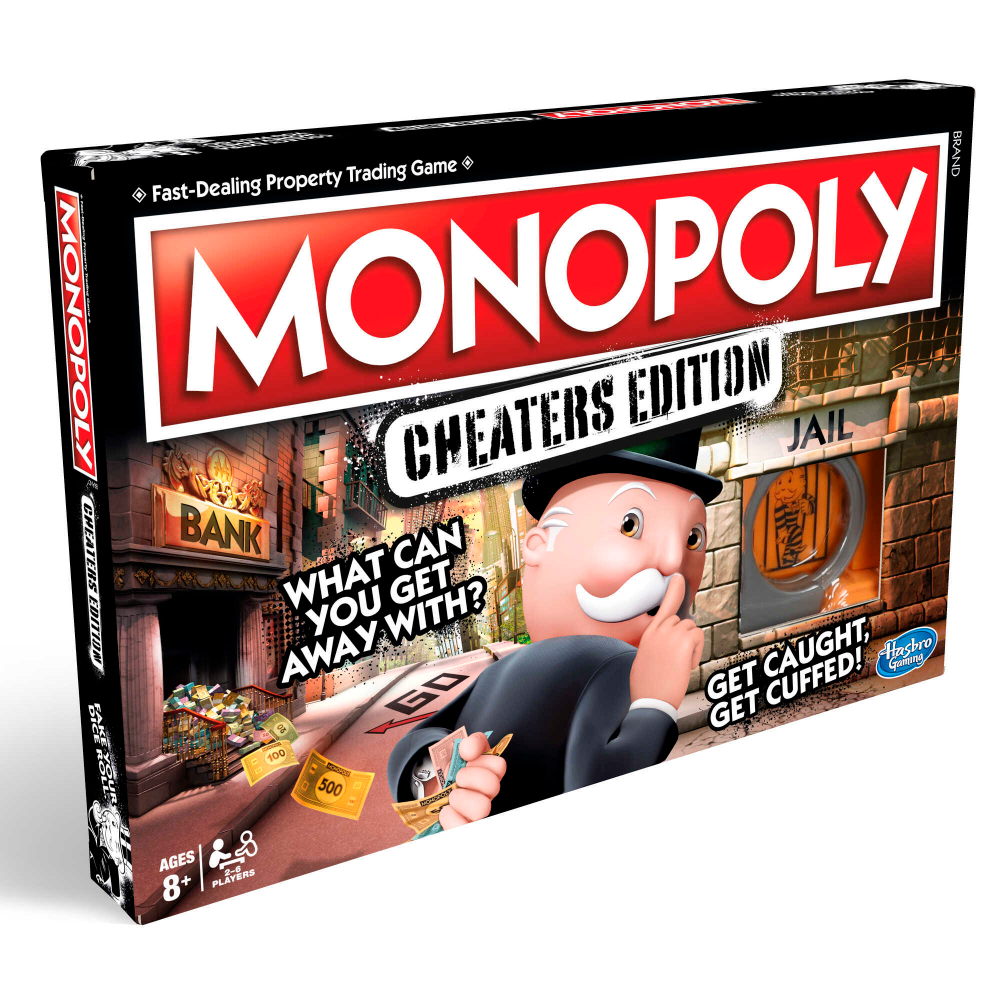 Настольная игра "Монополия. Большая Афера", картонная коробка, Hasbro