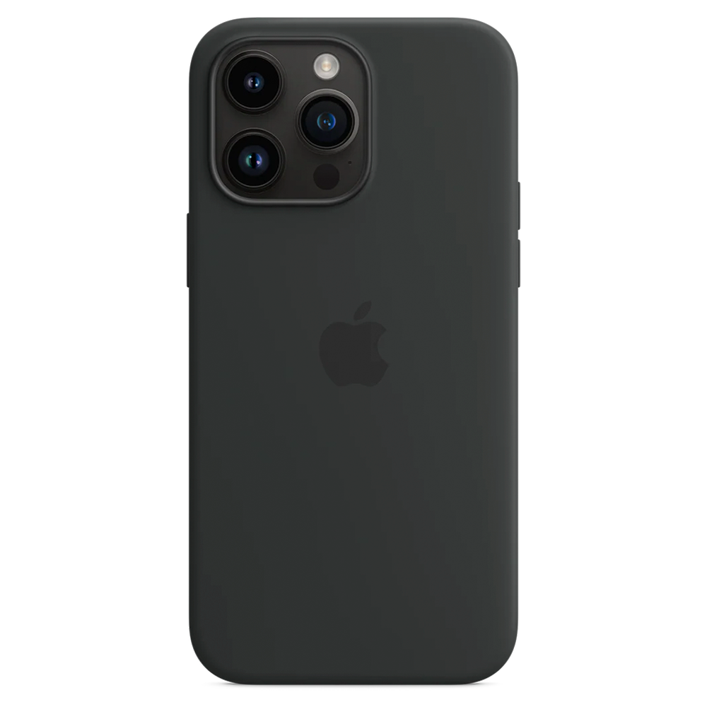 Силиконовый чехол с поддержкой MagSafe Apple Silicone Case для iPhone 14 Pro Max, Midnight (Темная ночь)