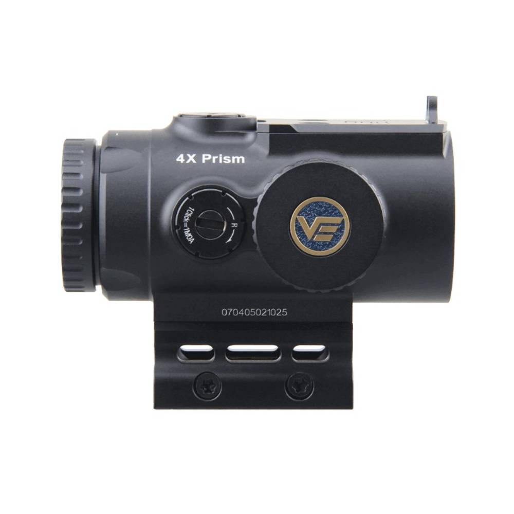 Призматический прицел Vector Optics Paragon 4x24 Micro Prism (закрытый, объектив 24мм, 1 МОА, метка баллистическая красная, picatinny/weaver, IP67)