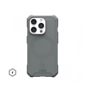 Чехол с поддержкой MAGSAFE  UAG Essential Armor для iPhone 15 Pro 6.1", цвет серебро (Silver)