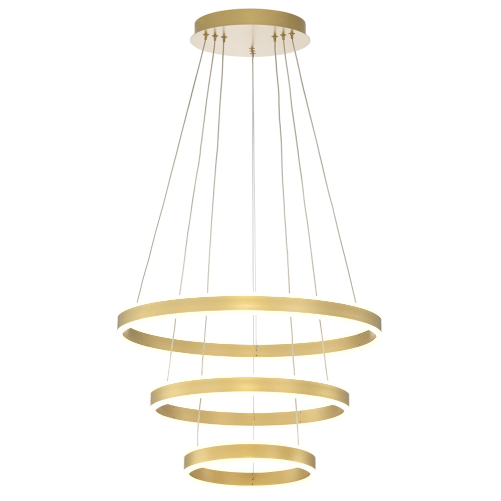 Citilux Дуэт CL719652 LED Люстра подвесная с пультом Золото