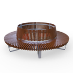 Скамейка Rail Road 02 круг