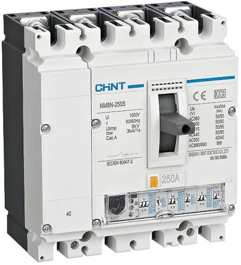 Автоматический выключатель в литом корпусе CHINT 271340