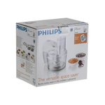 Кухонный комбайн PHILIPS HR7605/10, 350 Вт, чаша 2,1 л, 1 скорость, 5 насадок, белый