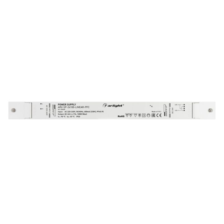 Блок питания Arlight ARV-SP-24100-Linear-PFC 24V 100W IP20 4,17A 032625