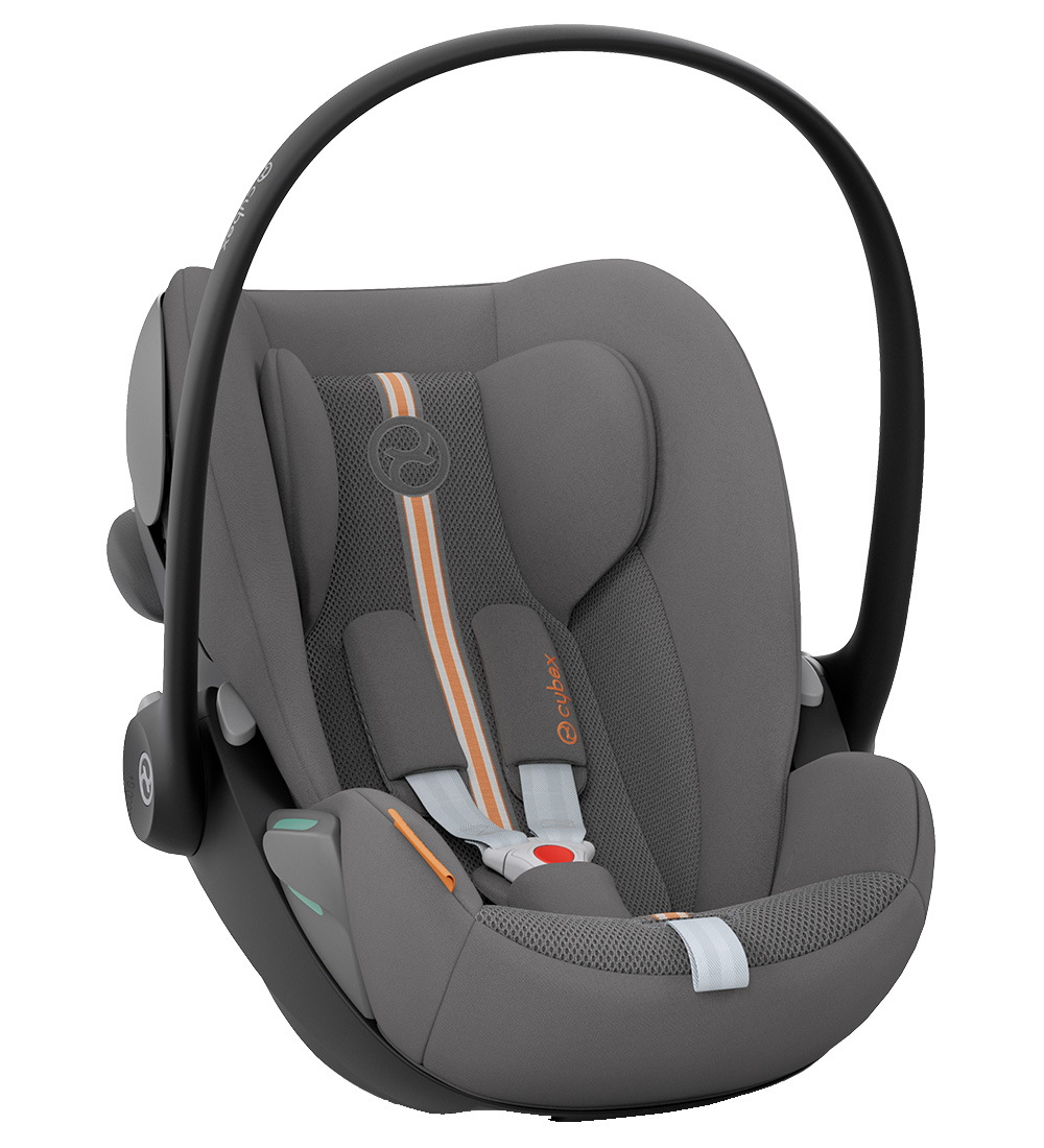 Коляска Cybex Balios S Lux TPE complete Cloud G Lava Grey Base G 4 в 1 Stormy Blue с дождевиками