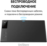 Графический планшет HUION Inspiroy WH1409 V2