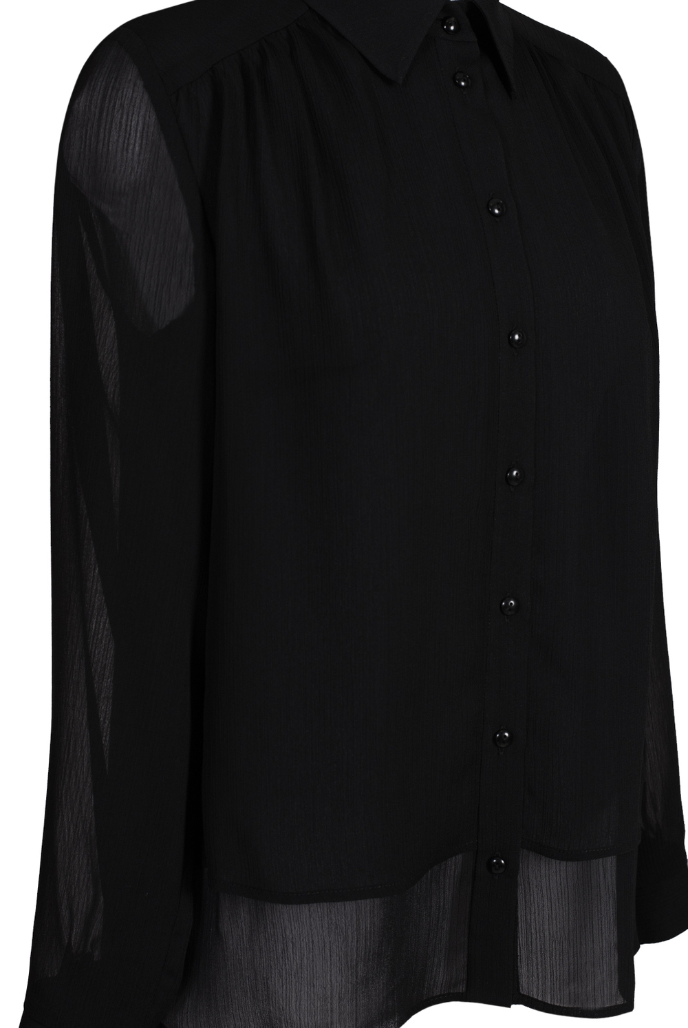 Блузка женская 1700оп, черный #295Че091700оп