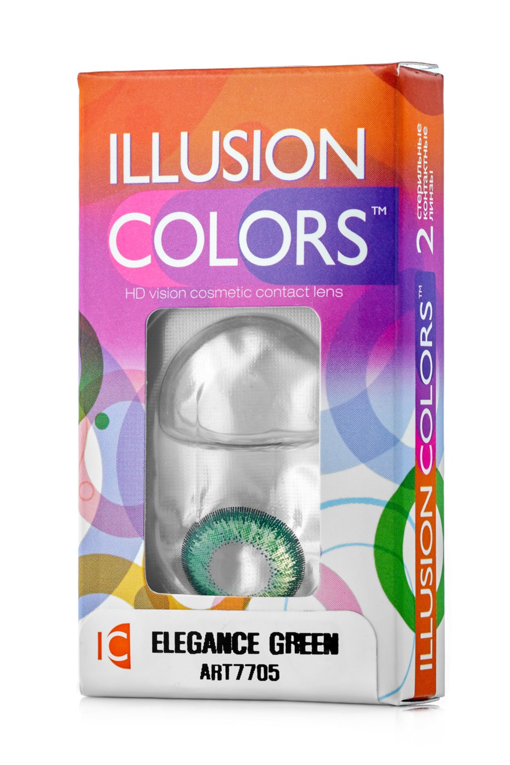 Цветные линзы ILLUSION Colors Elegance купить в интернет магазине Линзынадом24.рф