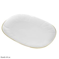 Lenardi 226-180 Блюдо 46см MARIA GOLD в под.уп.(х6)Фарфор