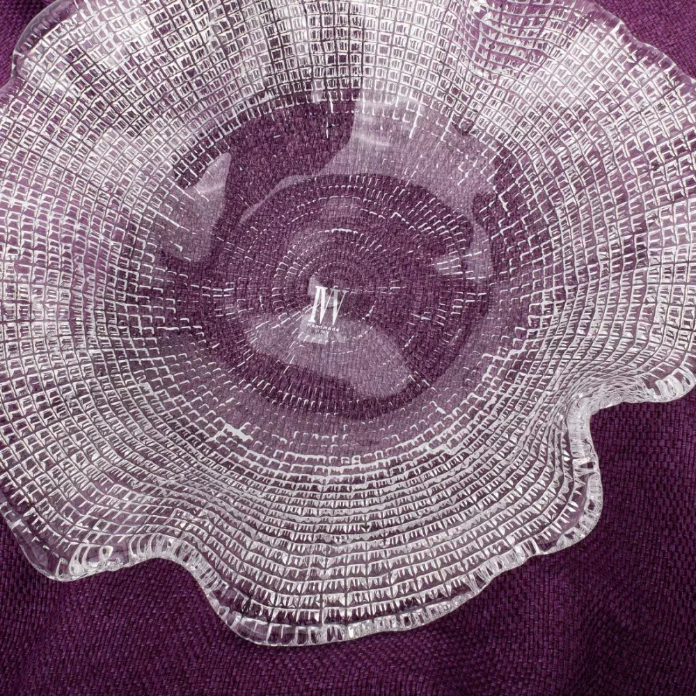 Блюдо сервировочное 25см IVV Folies прозрачное