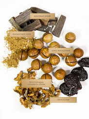 Набор настойки "Шоколадный коньяк" в крафт пакете