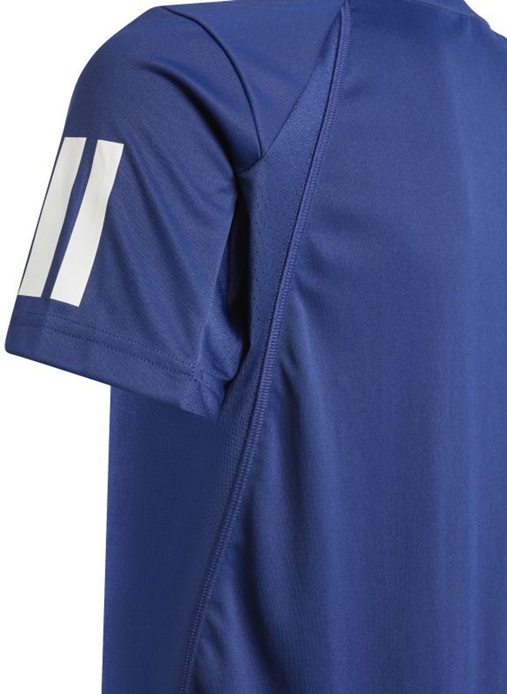 Футболка для мальчика теннисная Adidas Boys Club 3-Stripes - небесный