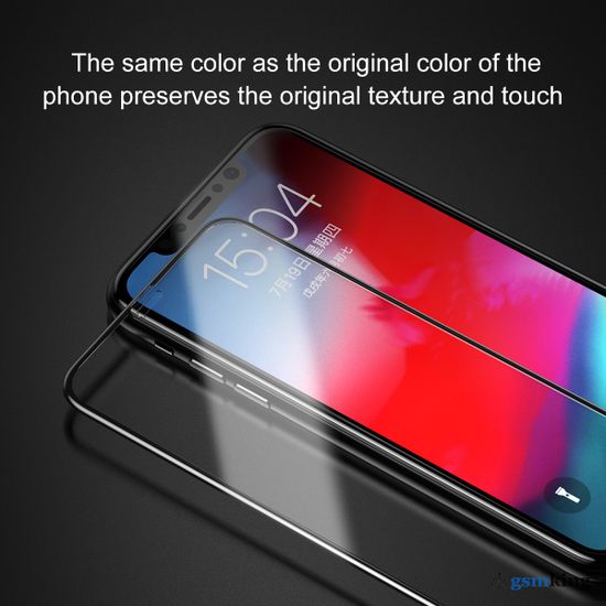 Baseus Glass Film Set (Front film+Back film) For iPhone XS Max (2018) Black SGAPIPH65-TZ01