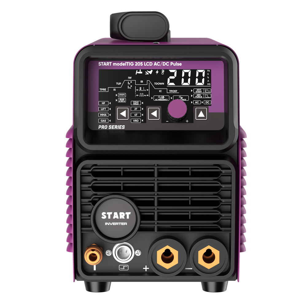 START modelTIG 205 LCD AC/DC TIG PULSE Установка аргонодуговой сварки 3W205APL