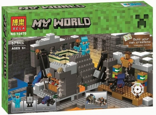Конструктор Майнкрафт "Портал в Край" 571 деталей