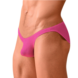 Мужские трусы слипы розовые ADANNU AN7118-22