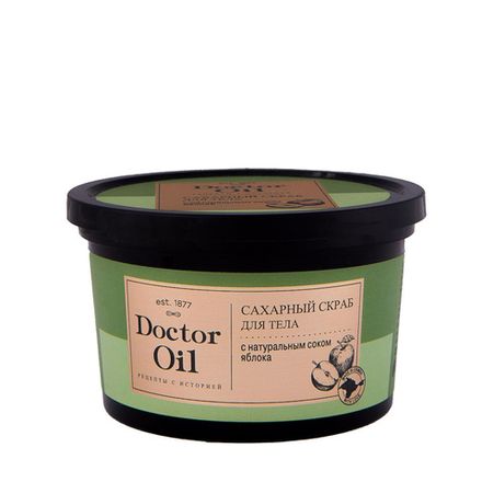 Сахарный скраб для тела с натуральным соком яблока