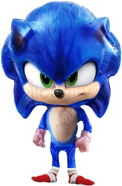 Шар (28''/71 см) Фигура, Ежик Сонник, Синий, 1 шт. в уп.