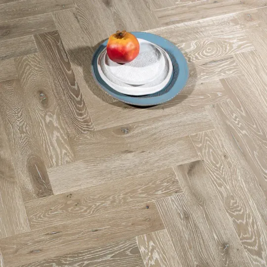 Инженерный паркет Coswick Дуб Серый Кашемир (Grey Cashmere) Шелковое масло