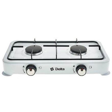 Газовая плита настольная DELTA D 2206 белый