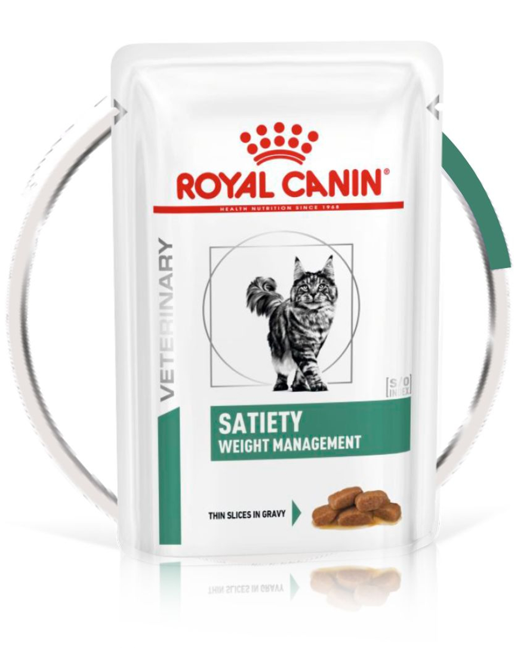 Royal Canin Satiety Weight Management Сэтайети Вейт Менеджмент Корм влажный диета для взрослых кошек для снижения веса 85г