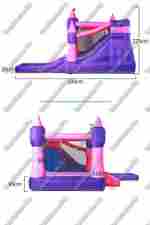 Батут для дачи "Маленькая фея" размер 5*3,5*2,7 м