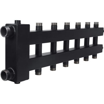 Коллектор Rommer (дублер компакт) с гидроразделителем на 3+3+1 контура до 85 кВт (RDG-0018-024037)