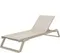 Шезлонг алюминиевый Tropic, бежевый