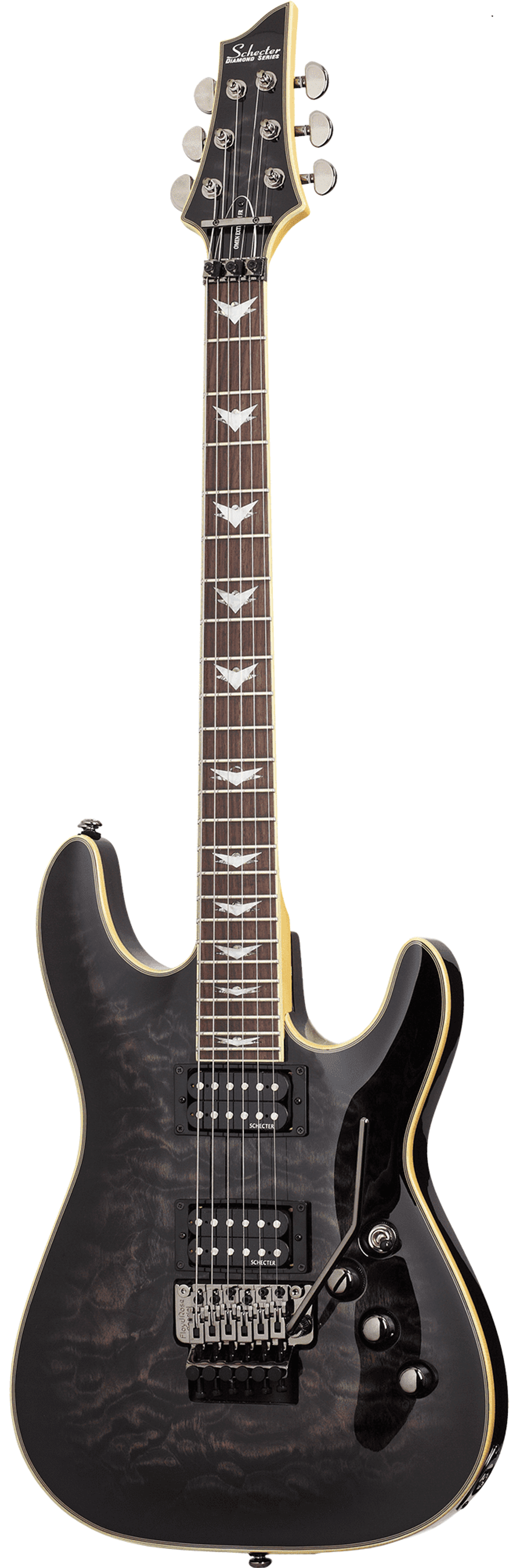 Schecter OMEN EXTREME-6 FR SEE THRU BLACK