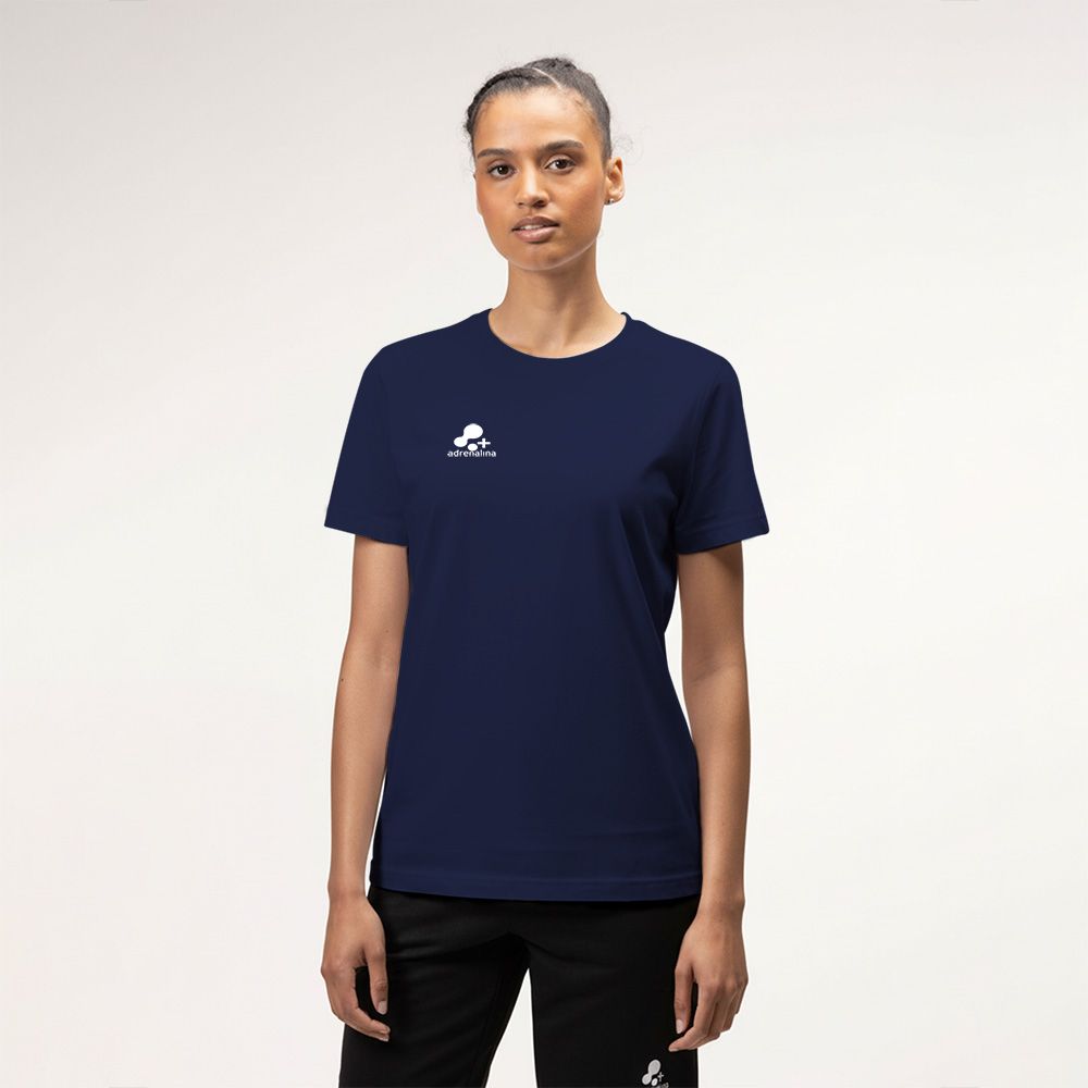 Футболка тренир. +ADRENALINA Arka 1515-036-XL, р.XL, полиэстер, хлопок, вискоза,  темно-синий