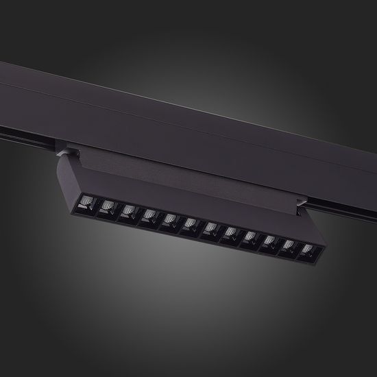 ST364.436.12 Магнитный трековый светильник Черный LED 1*12W 3000K 1 009Lm Ra>90 36° IP20 L219xW22xH1 SKYLINE 48